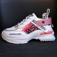 Load image into Gallery viewer, Weweya Women Walking Shoes Increasing 6CM INS Ulzza Harajuku Sneakers