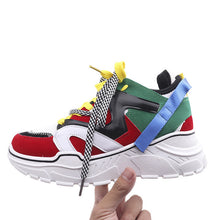 Load image into Gallery viewer, Weweya Women Walking Shoes Increasing 6CM INS Ulzza Harajuku Sneakers