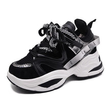 Load image into Gallery viewer, Weweya Women Walking Shoes Increasing 6CM INS Ulzza Harajuku Sneakers